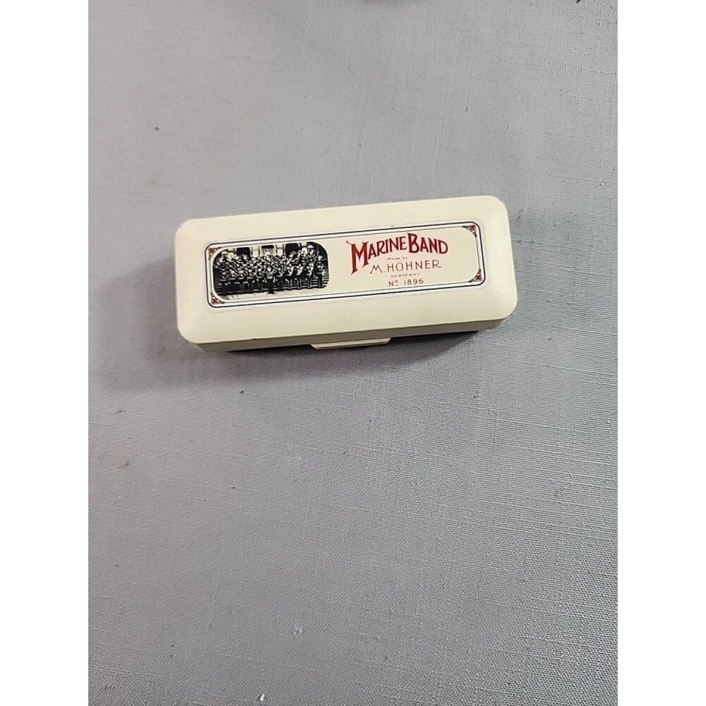 Hohner Marine Band 1896/20 Harmonica Key of G M1896086 Handmade in Germany w/ Ca